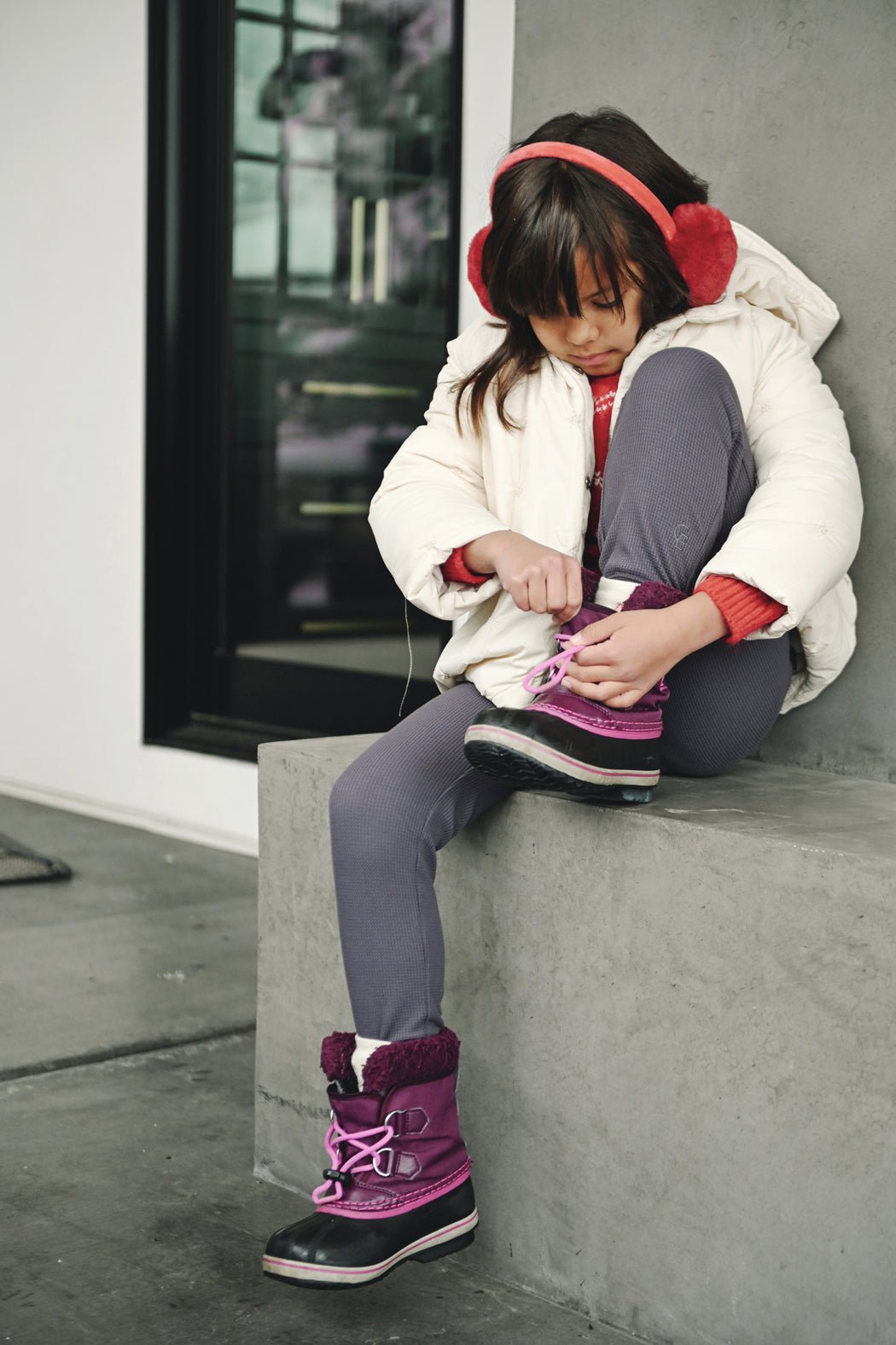 Children's Bamboo Waffle Knit Base Layer Set