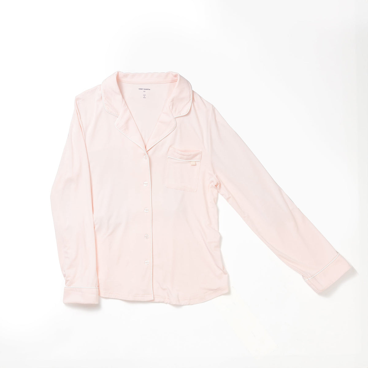 Women's Bamboo Stretch-Knit Long Sleeve Pajama Top - Tall