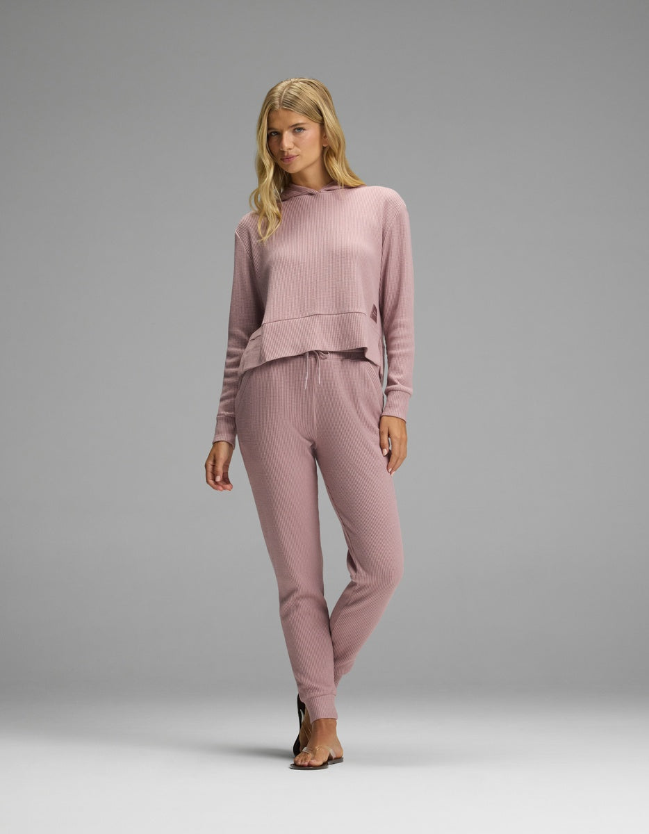 Women's Blake Waffle Hoodie & Jogger Set
