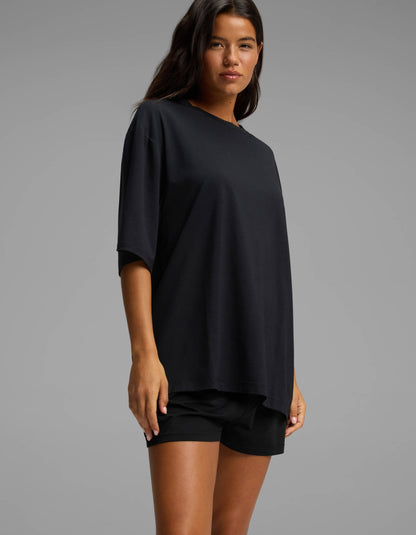 Women's First Layer Boyfriend Sleep Tee & Boxer Short Set