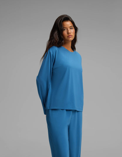 Women's First Layer Long Sleeve Sleep Tee & Pajama Pant Set