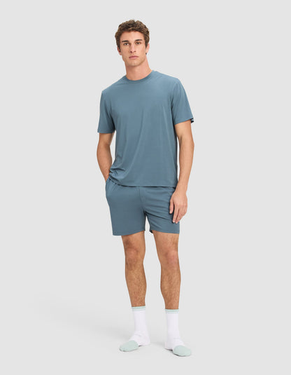 Men's First Layer Pajama Short Sleeve Tee & Short Set