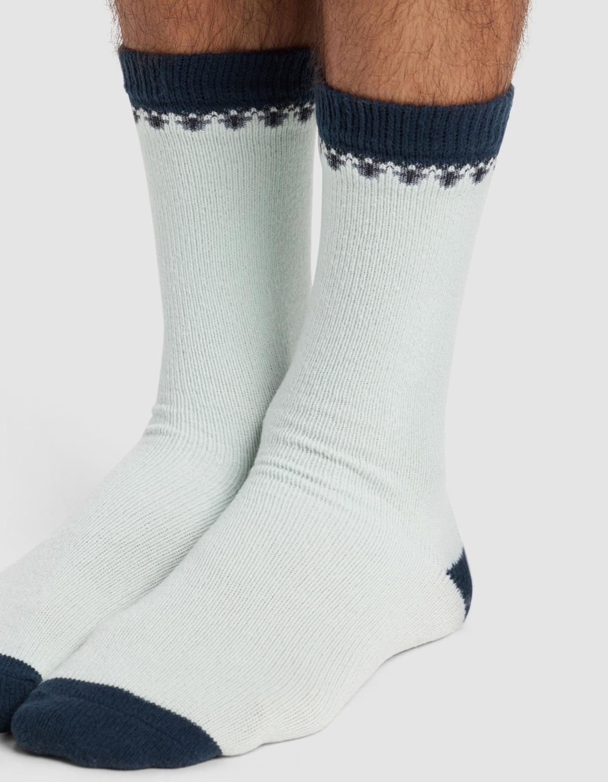 Mistletoe Plush Lounge Calf Sock