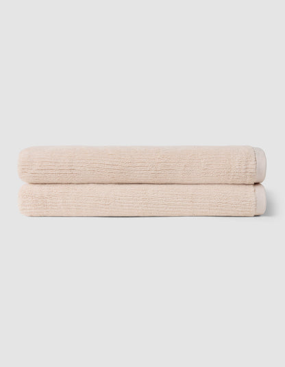 Ribbed Terry Bath Sheets