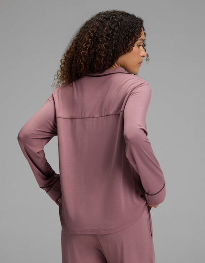 Women's Bamboo Stretch-Knit Long Sleeve Pajama Top