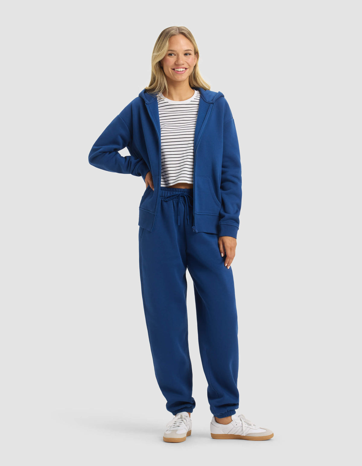 Women's Cityscape Full-Zip Hoodie & Sweatpant Set