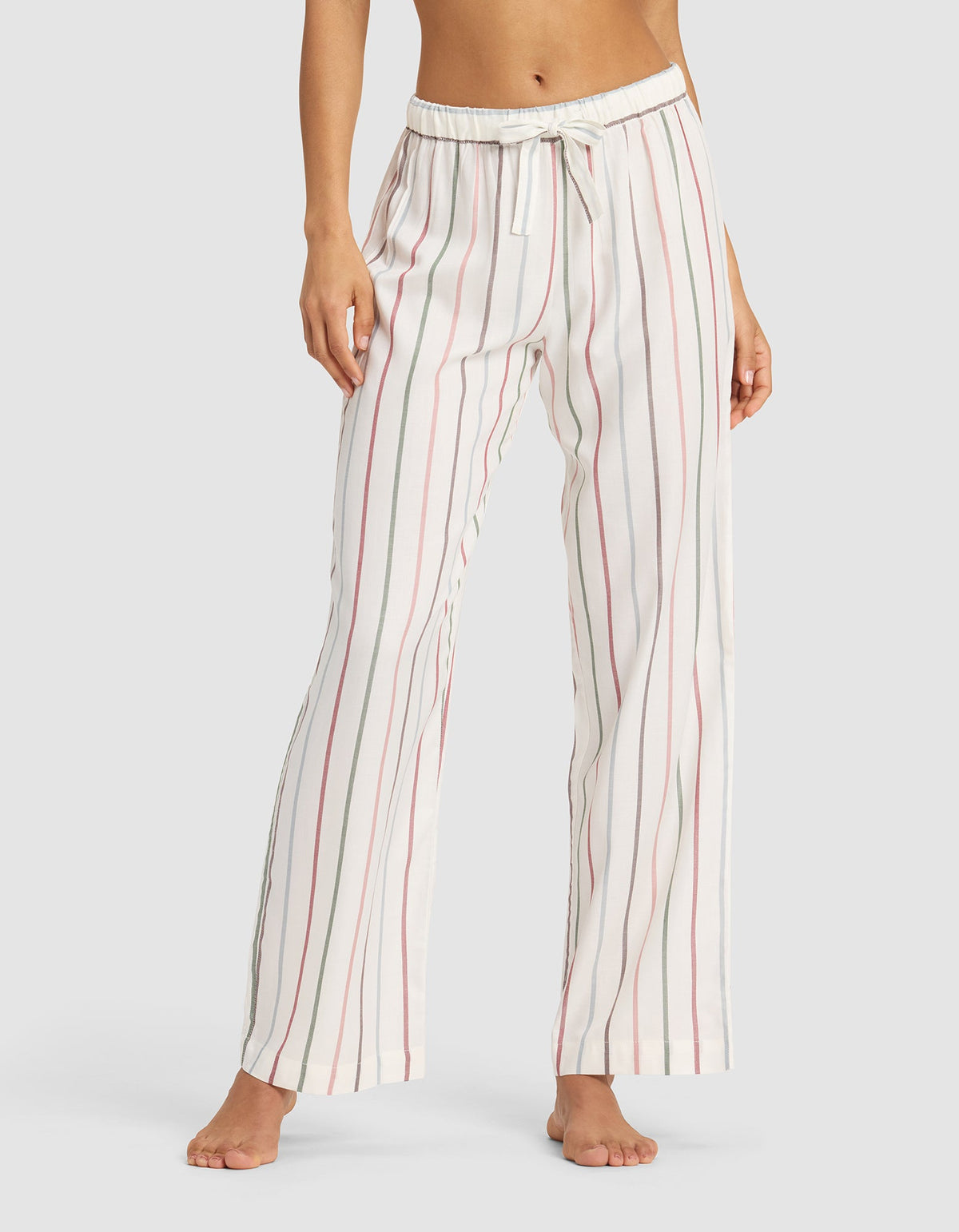 Women's Soft Woven Long Sleeve Pajama Set